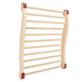 Sauna Backrest Wood Anti Slip S Shape Sauna Back Support with Pad Hat Slippers for Sauna Equipment