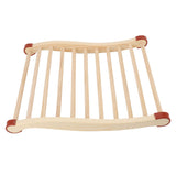 Sauna Backrest Wood Anti Slip S Shape Sauna Back Support with Pad Hat Slippers for Sauna Equipment