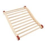 Sauna Backrest Wood Anti Slip S Shape Sauna Back Support with Pad Hat Slippers for Sauna Equipment