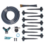 Garden Irrigation System 3 Modes Automatic Watering Irrigation Kit with 32.8ft PE Hose 360° Adjustable Nozzles for Courtyard Greenhouse In Australia - Darrahopens