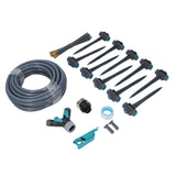 Garden Irrigation System 3 Modes Automatic Watering Irrigation Kit with 32.8ft PE Hose 360° Adjustable Nozzles for Courtyard Greenhouse