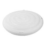 Inflatable Hot Tub Cover 5.4FT PVC Rainproof Protective Round Hot Tub Cover for Outdoor Inflatable Hot Tubs SPA Pools