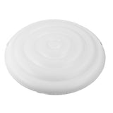 Inflatable Hot Tub Cover 5.4FT PVC Rainproof Protective Round Hot Tub Cover for Outdoor Inflatable Hot Tubs SPA Pools
