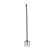 2 Set String Light Poles Metal Outside Support Adjustable Outdoor Hanging Stand for Patio Garden Balcony Backyard Arrangement