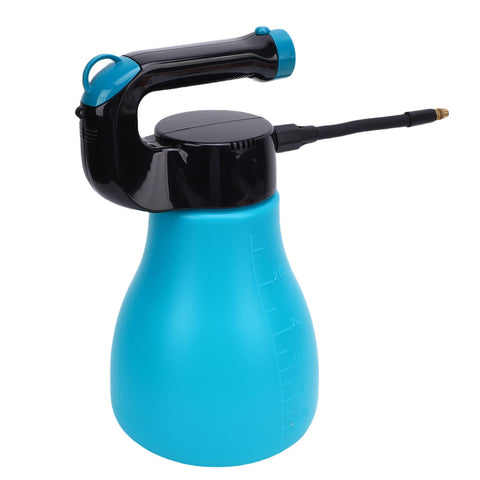 Electric Spray Bottle 3L High Efficiency Handheld Electric Spraying Watering Pot with Adjustable Nozzle for Garden Blue