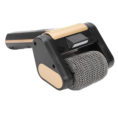 Spinning Grill Brush Cordless Rechargeable BBQ Tool with 350 RPM Stainless Steel Roller LED Light Electric BBQ Grill Cleaner Black In Australia - Darrahopens