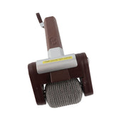 Spinning Grill Brush Cordless Rechargeable BBQ Tool with 350 RPM Stainless Steel Roller LED Light Electric BBQ Grill Cleaner Brown