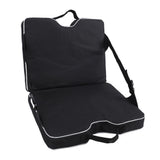 Folding Seat Cushion 600D Oxford Cloth Thick Ergonomic Portable Stadium Seat Chair Cushion for Sports Events Travel Hiking Fishing