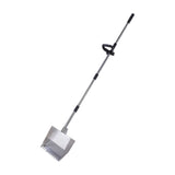 Chicken Poop Scooper Rake Stainless Steel Adjustable Chicken Litter Shovel for Chicken Coop Beach Cattle Shed