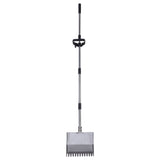 Chicken Poop Scooper Rake Stainless Steel Adjustable Chicken Litter Shovel for Chicken Coop Beach Cattle Shed