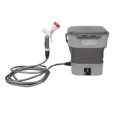 Battery Powered Sprayer Rechargeable Portable Electric Water Pressure Car Washer with 12L Foldable Water Tank for Home Garden Lawn In Australia - Darrahopens