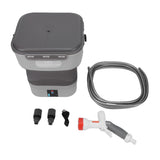 Battery Powered Sprayer Rechargeable Portable Electric Water Pressure Car Washer with 12L Foldable Water Tank for Home Garden Lawn