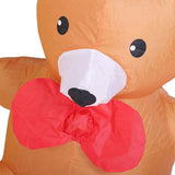9.8ft Xmas Inflatables Outdoor Decorations Gift Boxes and Bear Blow Up Yard Decorations with LED Light for Holiday Party Garden Lawn Winter Decor EU Plug 220-240V