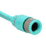 15M Portable Garden Hose Reel with Nozzle Handheld Water Hose Holder Reel for Outdoor Watering Green