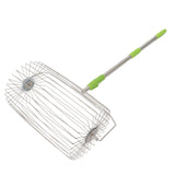 Tennis Ball Collector Roller Quick Rolling Picker Stainless Steel Multifunction Fruit Collector Garden Tool L
