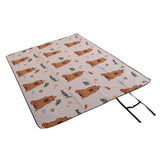 Picnic Blanket Water Proof Damp Proof Thickened Portable Foldable Picnic Mat for Outdoor Activities 200x300cm/78.74x118.11in