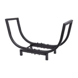 Firewood Rack Large Capacity Stable Space Saving Metal Log Storage Rack for Indoor Outdoor Fireplace