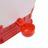 Chicken Waterer 10L Large Capacity Easy to Clean Manual Chick Drinker Waterer for Poultry Feeding