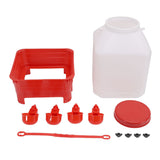 Chicken Waterer 10L Large Capacity Easy to Clean Manual Chick Drinker Waterer for Poultry Feeding In Australia - Darrahopens