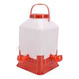 Chicken Waterer 10L Large Capacity Easy to Clean Manual Chick Drinker Waterer for Poultry Feeding