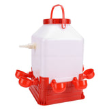 Automatic Poultry Waterer Multifunctional Large Capacity 8 Bowls Poultry Waterer Dispenser for Farm