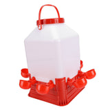 Automatic Poultry Waterer Multifunctional Large Capacity 8 Bowls Poultry Waterer Dispenser for Farm