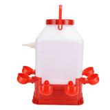 Automatic Poultry Waterer Multifunctional Large Capacity 8 Bowls Poultry Waterer Dispenser for Farm