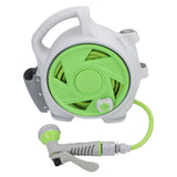 Portable Hose Reel with Spray Nozzle 45.9ft Water Hose Reel for Balcony Garden Watering