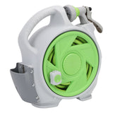 Portable Hose Reel with Spray Nozzle 45.9ft Water Hose Reel for Balcony Garden Watering