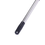 Rake for Leaves 22 Tines 16.3 Inch Wide Steel Wire Garden Rake with 5.2FT Long Handle for Lawn Yard Mulch Thatch