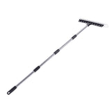 Rake for Leaves 22 Tines 16.3 Inch Wide Steel Wire Garden Rake with 5.2FT Long Handle for Lawn Yard Mulch Thatch