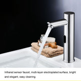 G1/2in Automatic Sensor Faucet Infrared Induction Hot and Cold Bathroom Basin Water Tap
