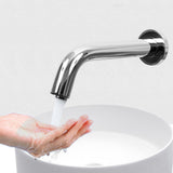 G1/2in Wall Stainless Steel Infrared Induction Sensor Water Faucet Hot and Cold Basin Water Tap In Australia - Darrahopens