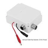 G1/2in Wall Stainless Steel Infrared Induction Sensor Water Faucet Hot and Cold Basin Water Tap