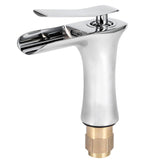 Household Lead Free Copper Basin Water Faucet Kit Hot Cold Water Tap Bathroom Accessory