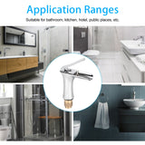 Household Lead Free Copper Basin Water Faucet Kit Hot Cold Water Tap Bathroom Accessory