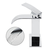 3/8 Standard Wide Spout Single Hole Brass Waterfall Hot and Cold Water Faucet Basin Water Tap In Australia - Darrahopens