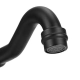 Copper Wall Mounted Bathroom Faucet Dual Handles Bathtub Hot Cold Water Mixer TapB Type Gourd Shaped Short Type
