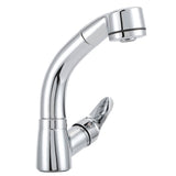 G1/2 Pull Out Bathroom Sink Faucet 360 Degree Rotatable Lift Type Hot and Cold Water Mixer Tap