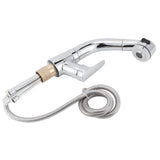 G1/2 Pull Out Bathroom Sink Faucet 360 Degree Rotatable Lift Type Hot and Cold Water Mixer Tap
