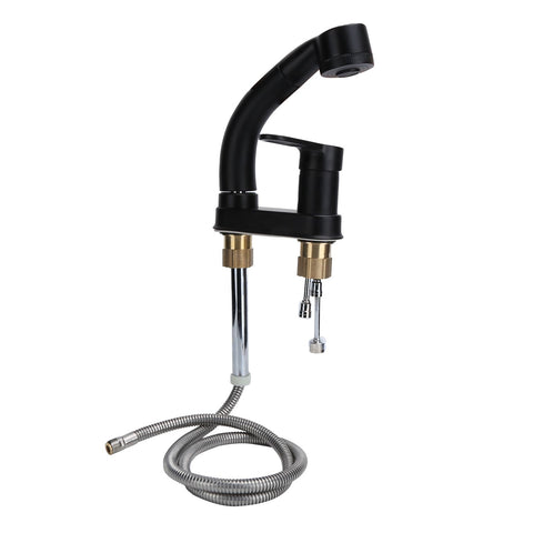 G1/2 Kitchen Cold and Hot Water Faucet Rotatable Sink Mixer Tap with Pull Out Sprayer In Australia - Darrahopens
