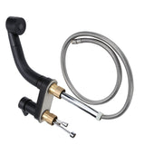 G1/2 Kitchen Cold and Hot Water Faucet Rotatable Sink Mixer Tap with Pull Out Sprayer