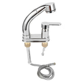 G1/2 Faucet Telescopic Rotatable Pull Out Cold Hot Water Mixer Tap for Bathroom Wash Basin