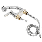 G1/2 Faucet Telescopic Rotatable Pull Out Cold Hot Water Mixer Tap for Bathroom Wash Basin