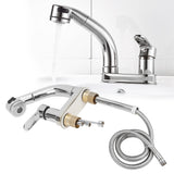G1/2 Faucet Telescopic Rotatable Pull Out Cold Hot Water Mixer Tap for Bathroom Wash Basin