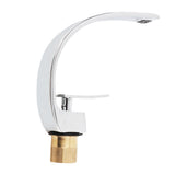 G1/2 Curve Design Faucet Basin Hot Cold Water Mixer Tap Single Handle Sink Faucet with Hose In Australia - Darrahopens