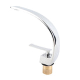 G1/2 Curve Design Faucet Basin Hot Cold Water Mixer Tap Single Handle Sink Faucet with Hose