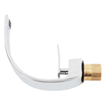 G1/2 Curve Design Faucet Basin Hot Cold Water Mixer Tap Single Handle Sink Faucet with Hose