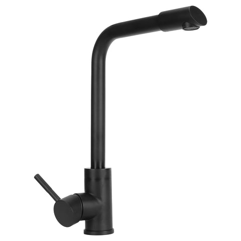 G1/2 Thread Wash Basin Sink Water Faucet Hot and Cold Water Tap for Bathrooom Kitchen Black In Australia - Darrahopens