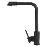 G1/2 Thread Wash Basin Sink Water Faucet Hot and Cold Water Tap for Bathrooom Kitchen Black